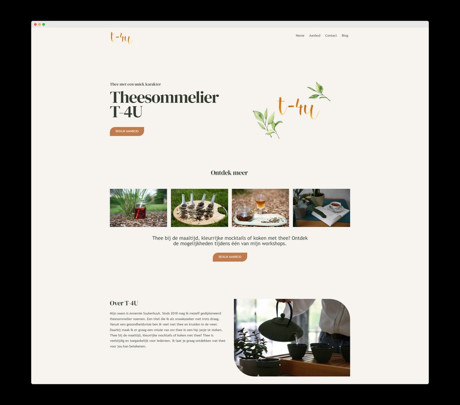 T-4U - Home - Uit het portfolio van Nick Suy Webdesign