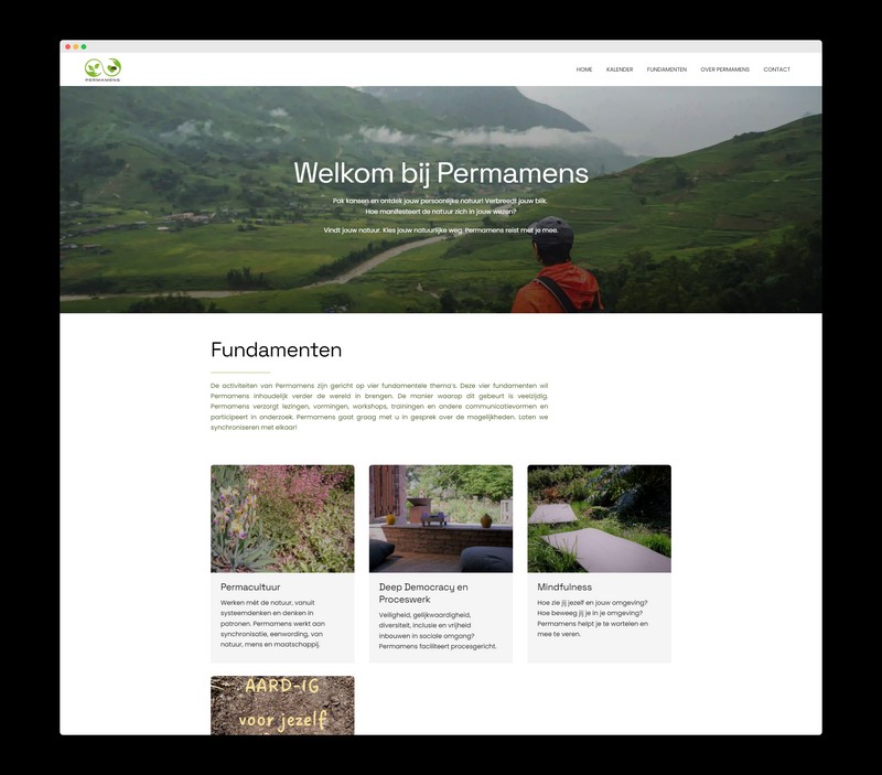 Permamens - Home - Website laten maken door Nick Suy Webdesign