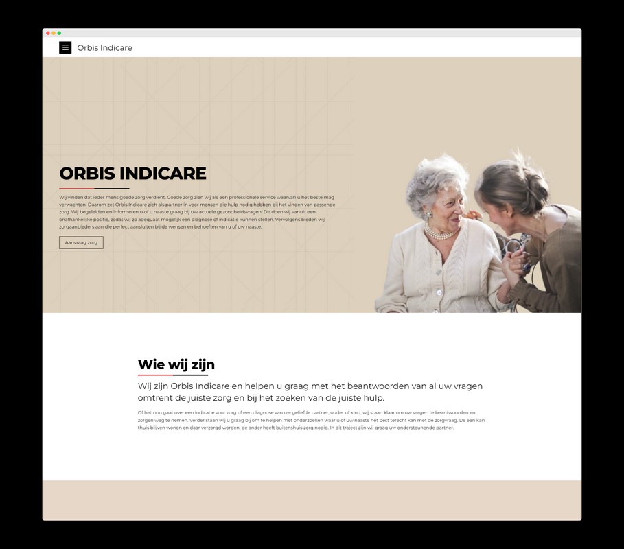 ORBIS Indicare - Een website door Billie Branding - Webdesign